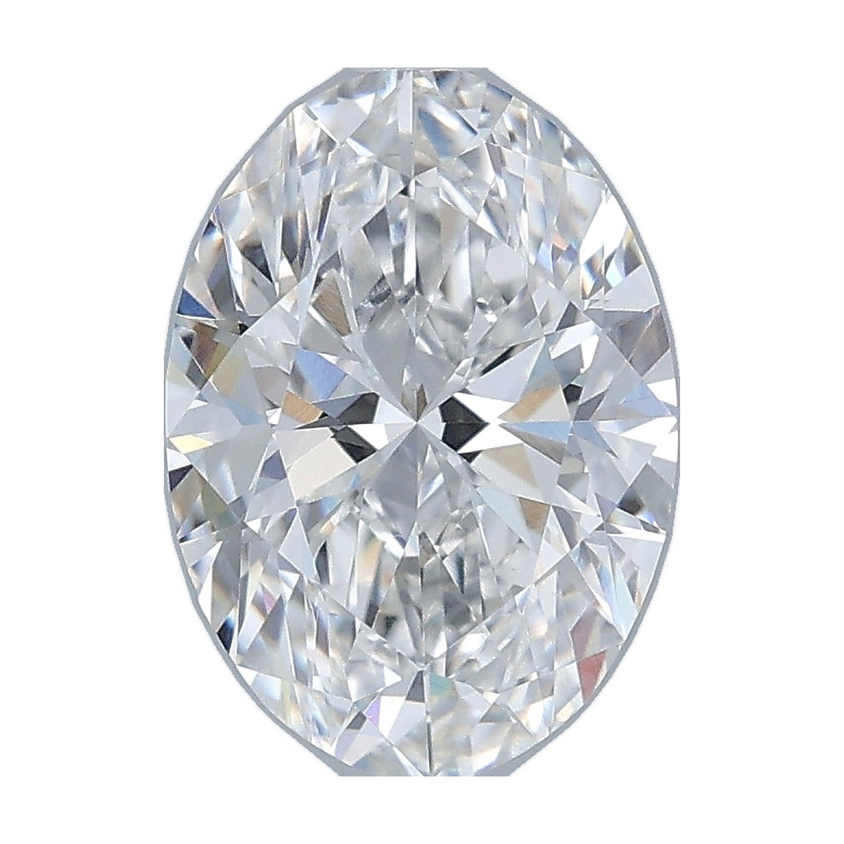2.03 ct oval lab-grown diamond, F color, VVS2 clarity, IGI certified, still from its 360° video