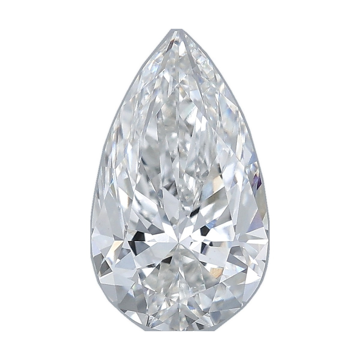 2.03 ct pear lab-grown diamond, F color, VVS2 clarity, IGI certified, still from its 360° video