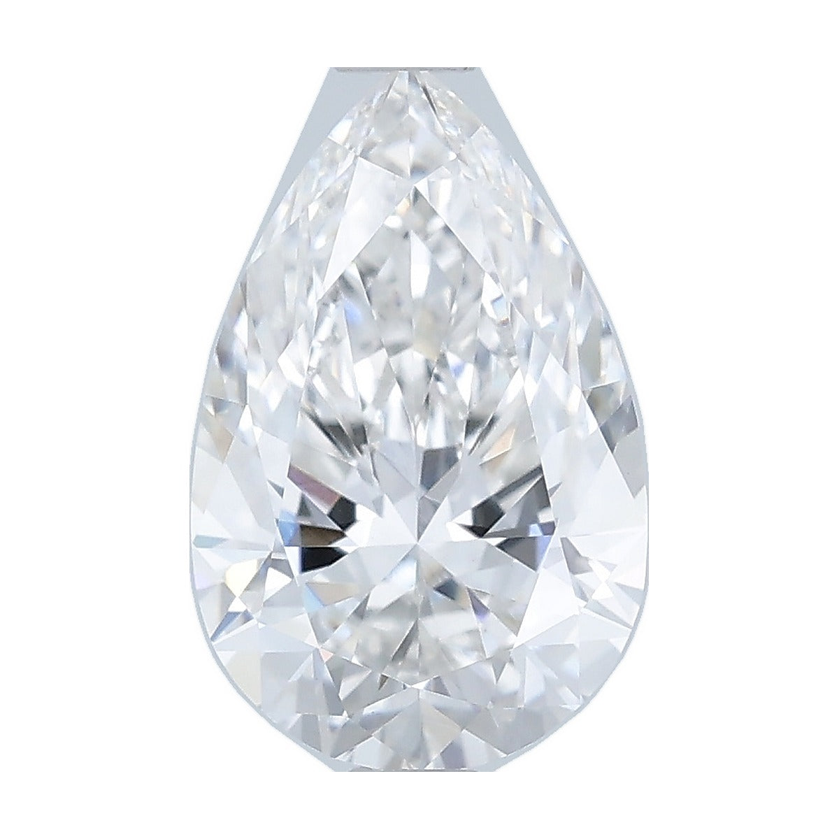 2.03 ct pear lab-grown diamond, G color, VVS2 clarity, IGI certified, still from its 360° video