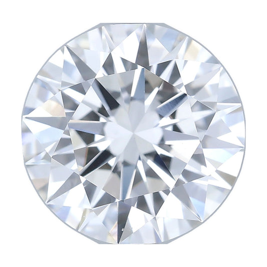 2.03 ct round lab-grown diamond, E color, VS1 clarity, IGI certified, still from its 360° video