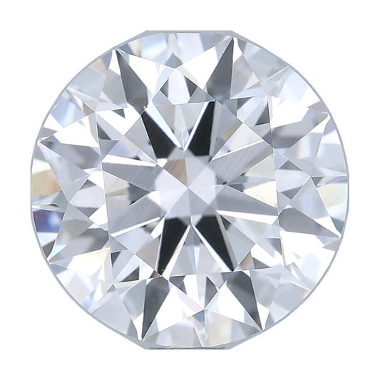 2.03 ct round lab-grown diamond, E color, VS2 clarity, GIA certified, still from its 360° video