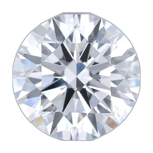 2.03 ct round lab-grown diamond, E color, VVS2 clarity, GIA certified, still from its 360° video