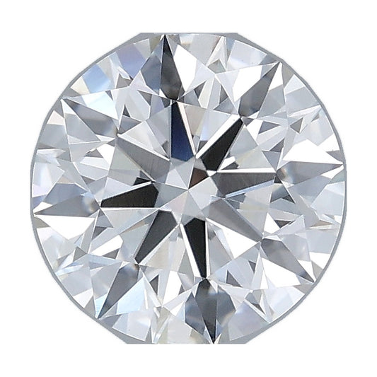 2.03 ct round lab-grown diamond, F color, VS1 clarity, IGI certified, still from its 360° video