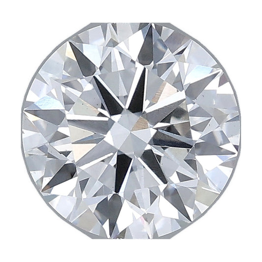 2.03 ct round lab-grown diamond, F color, VS1 clarity, IGI certified, still from its 360° video