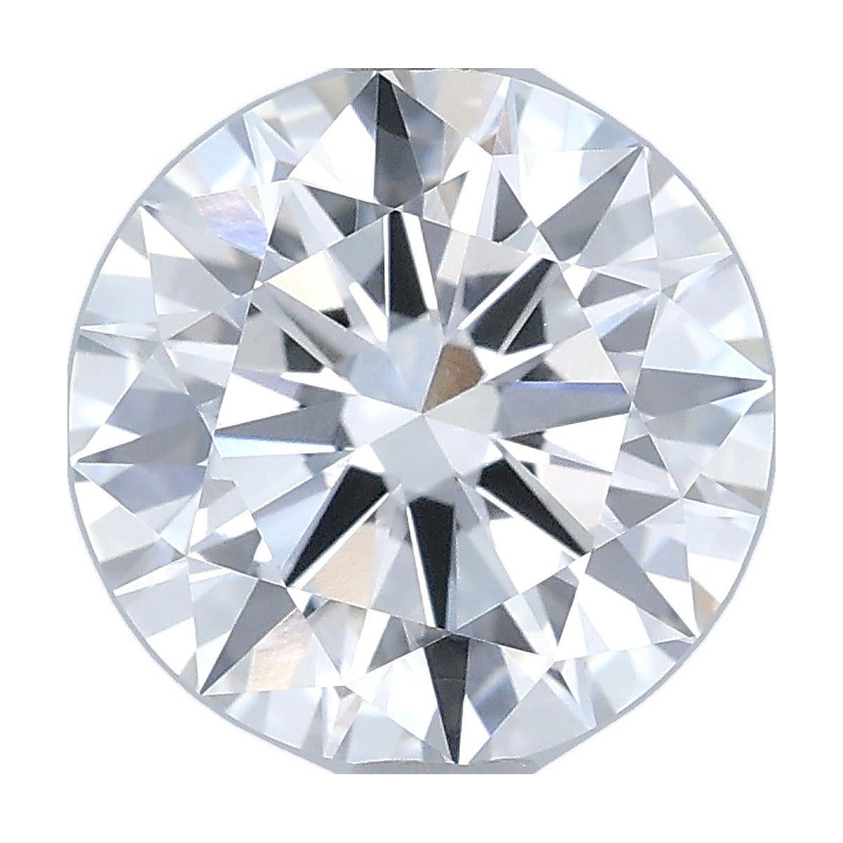 2.03 ct round lab-grown diamond, F color, VVS2 clarity, IGI certified, still from its 360° video