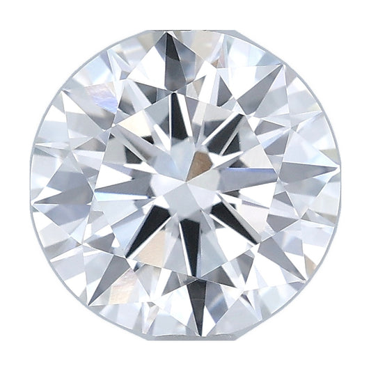 2.03 ct round lab-grown diamond, F color, VVS2 clarity, IGI certified, still from its 360° video