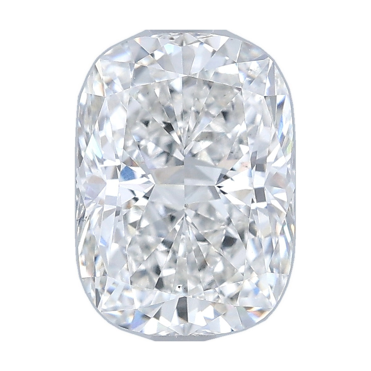 2.04 ct elongated cushion lab-grown diamond, F color, VS2 clarity, IGI certified, still from its 360° video