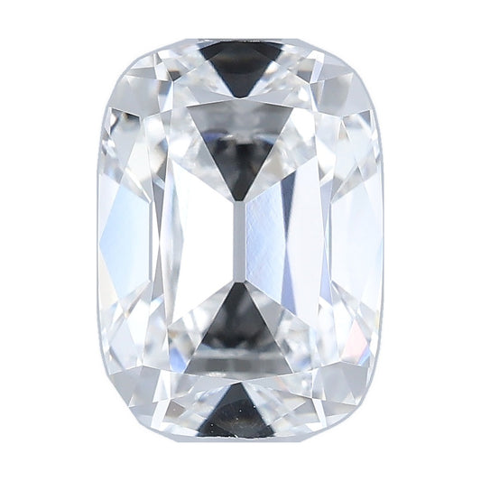 2.04 ct elongated old mine cushion lab-grown diamond, E color, VVS1 clarity, IGI certified, still from its 360° video