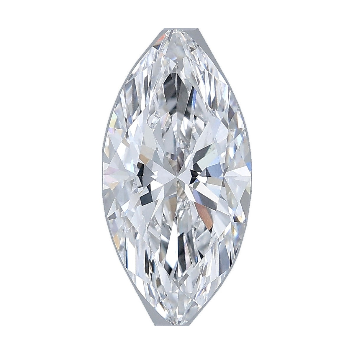 2.04 ct marquise lab-grown diamond, D color, VS1 clarity, IGI certified, still from its 360° video