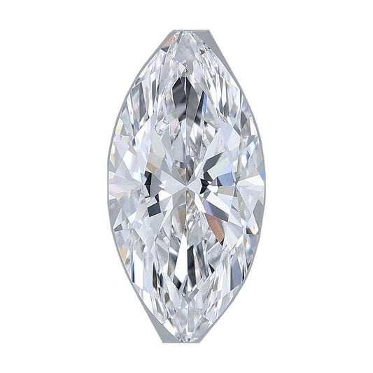 2.04 ct marquise lab-grown diamond, D color, VS1 clarity, IGI certified, still from its 360° video