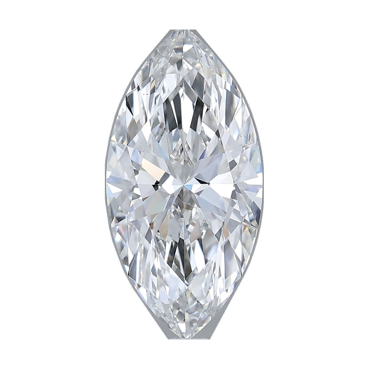 2.04 ct marquise lab-grown diamond, E color, VS1 clarity, IGI certified, still from its 360° video