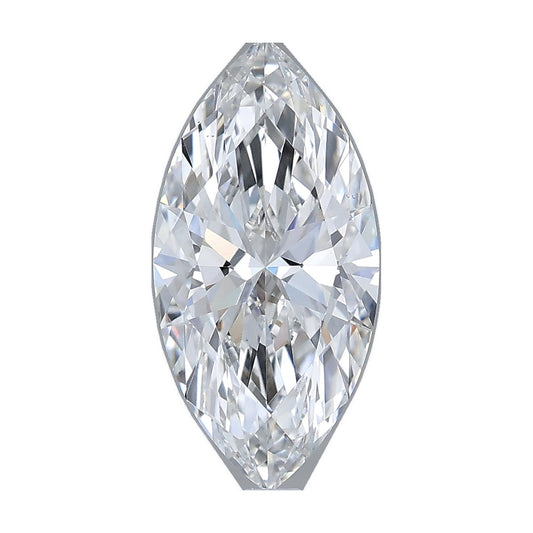 2.04 ct marquise lab-grown diamond, E color, VS1 clarity, IGI certified, still from its 360° video