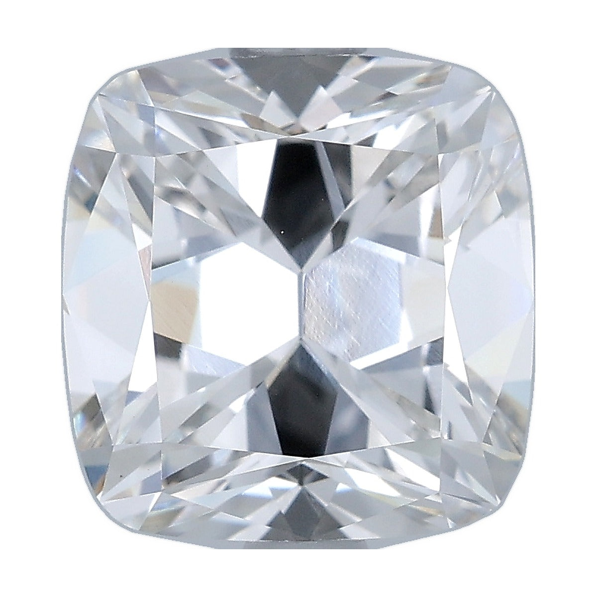 2.04 ct old mine cushion lab-grown diamond, F color, VVS2 clarity, IGI certified, still from its 360° video