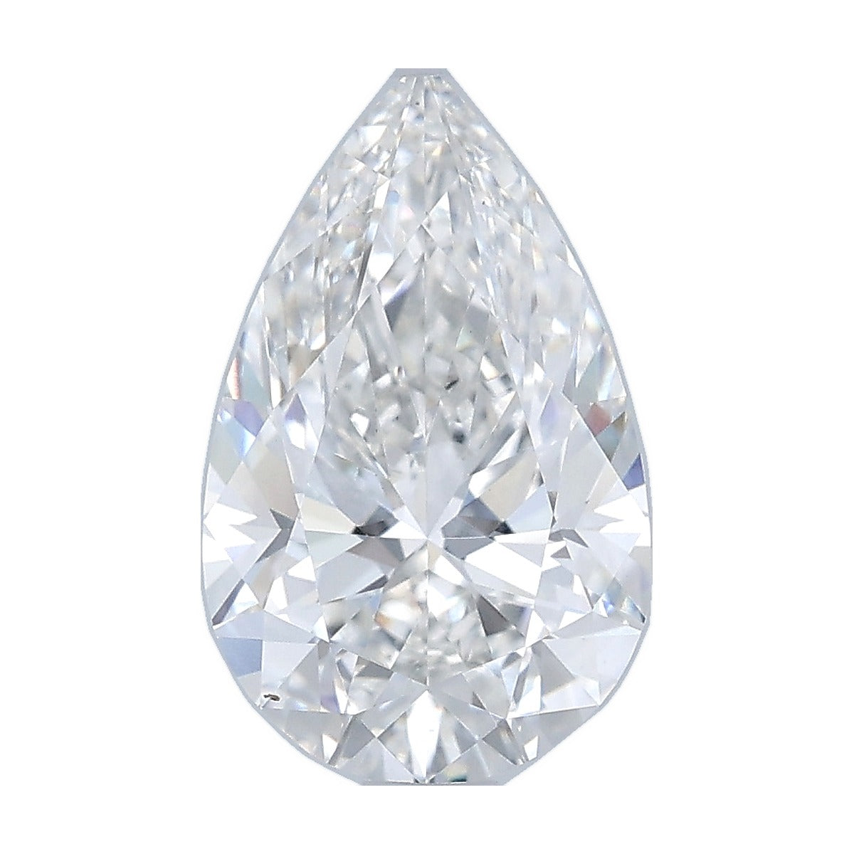 2.04 ct pear lab-grown diamond, F color, VS1 clarity, IGI certified, still from its 360° video