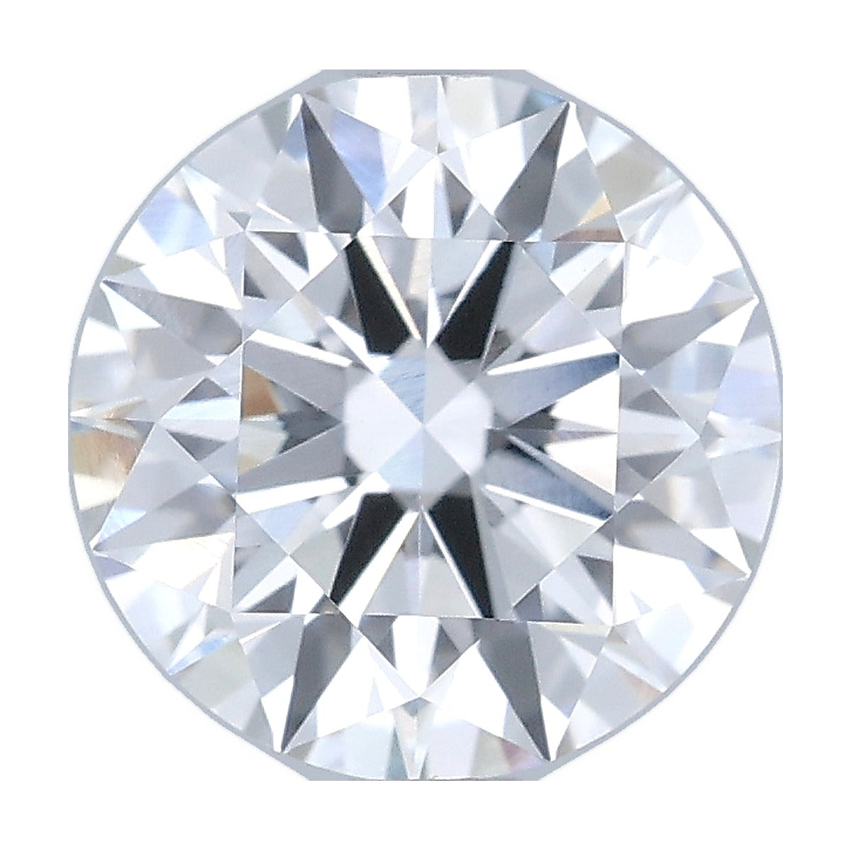2.04 ct round lab-grown diamond, F color, VS1 clarity, GIA certified, still from its 360° video