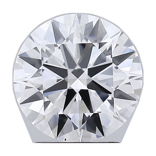 2.04 ct round lab-grown diamond, F color, VS1 clarity, IGI certified, still from its 360° video