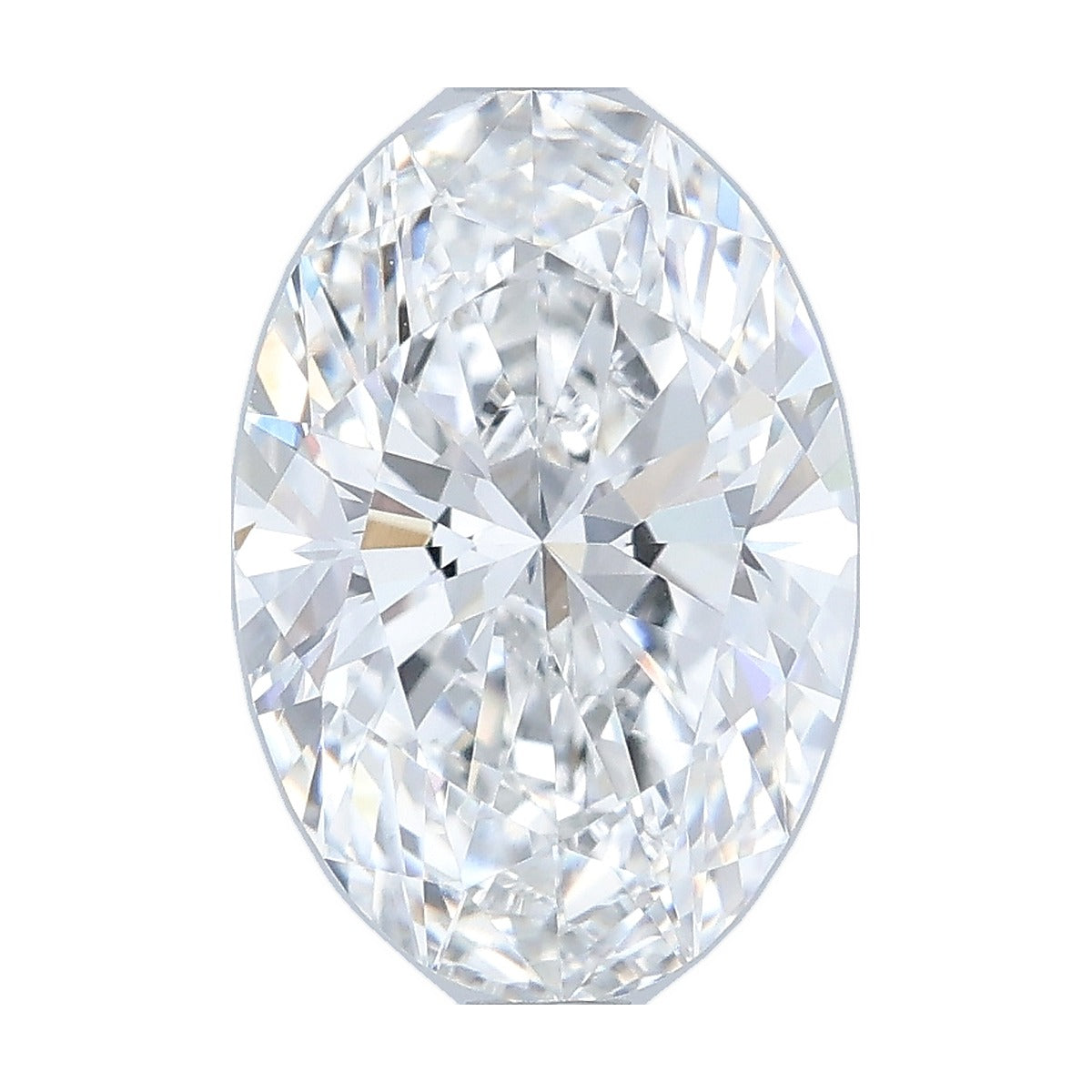 2.05 ct oval lab-grown diamond, D color, VVS2 clarity, IGI certified, still from its 360° video