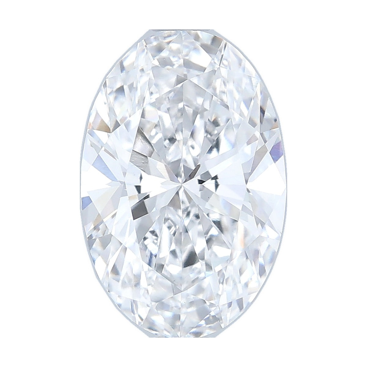2.05 ct oval lab-grown diamond, D color, VVS2 clarity, IGI certified, still from its 360° video