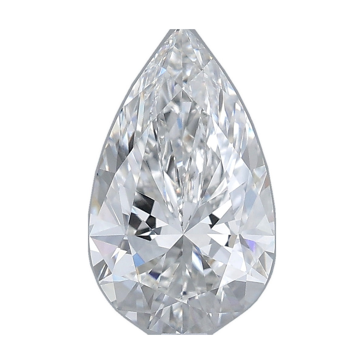 2.05 ct pear lab-grown diamond, F color, VVS2 clarity, IGI certified, still from its 360° video