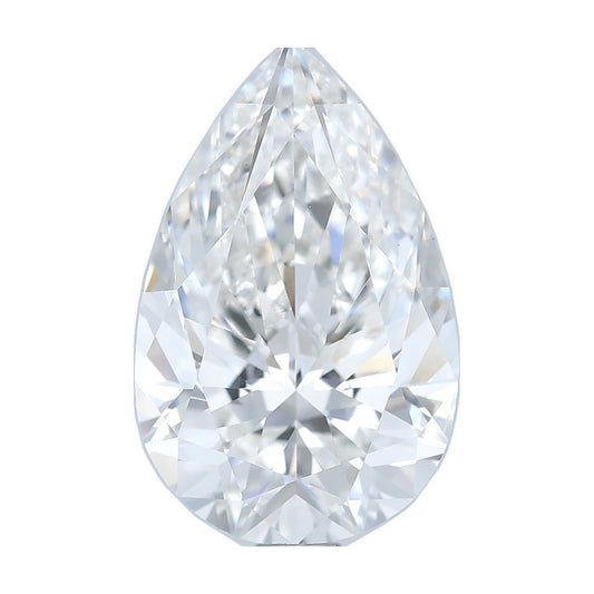 2.05 ct pear lab-grown diamond, G color, VS2 clarity, IGI certified, still from its 360° video