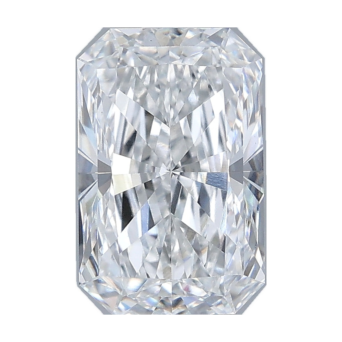 2.05 ct radiant lab-grown diamond, D color, VVS2 clarity, IGI certified, still from its 360° video
