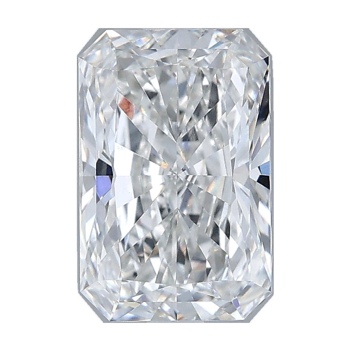 2.05 ct radiant lab-grown diamond, F color, VVS2 clarity, IGI certified, still from its 360° video