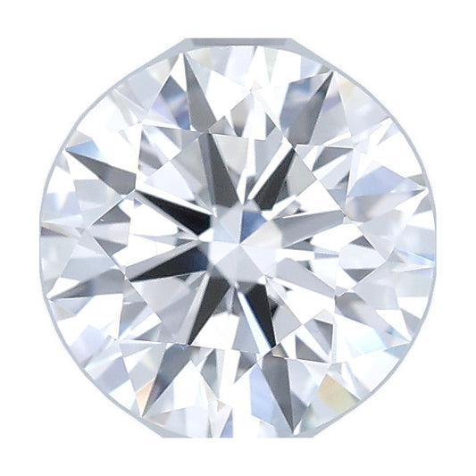 2.05 ct round lab-grown diamond, E color, VVS2 clarity, GIA certified, still from its 360° video