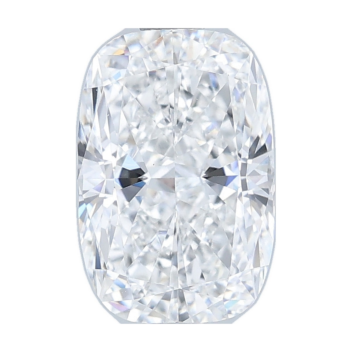 2.06 ct elongated cushion lab-grown diamond, D color, VS1 clarity, IGI certified, still from its 360° video