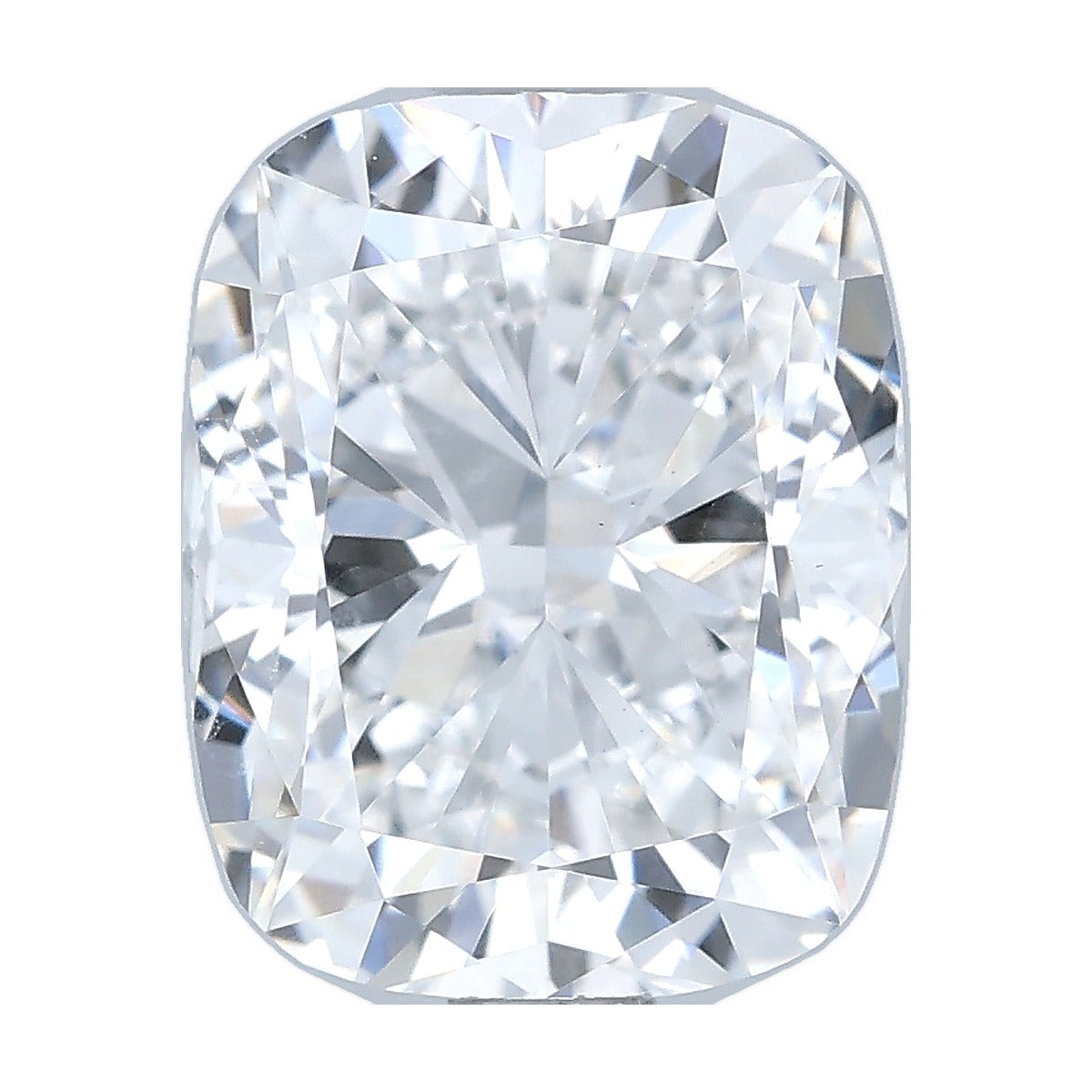 2.06 ct elongated cushion lab-grown diamond, E color, VS1 clarity, IGI certified, still from its 360° video