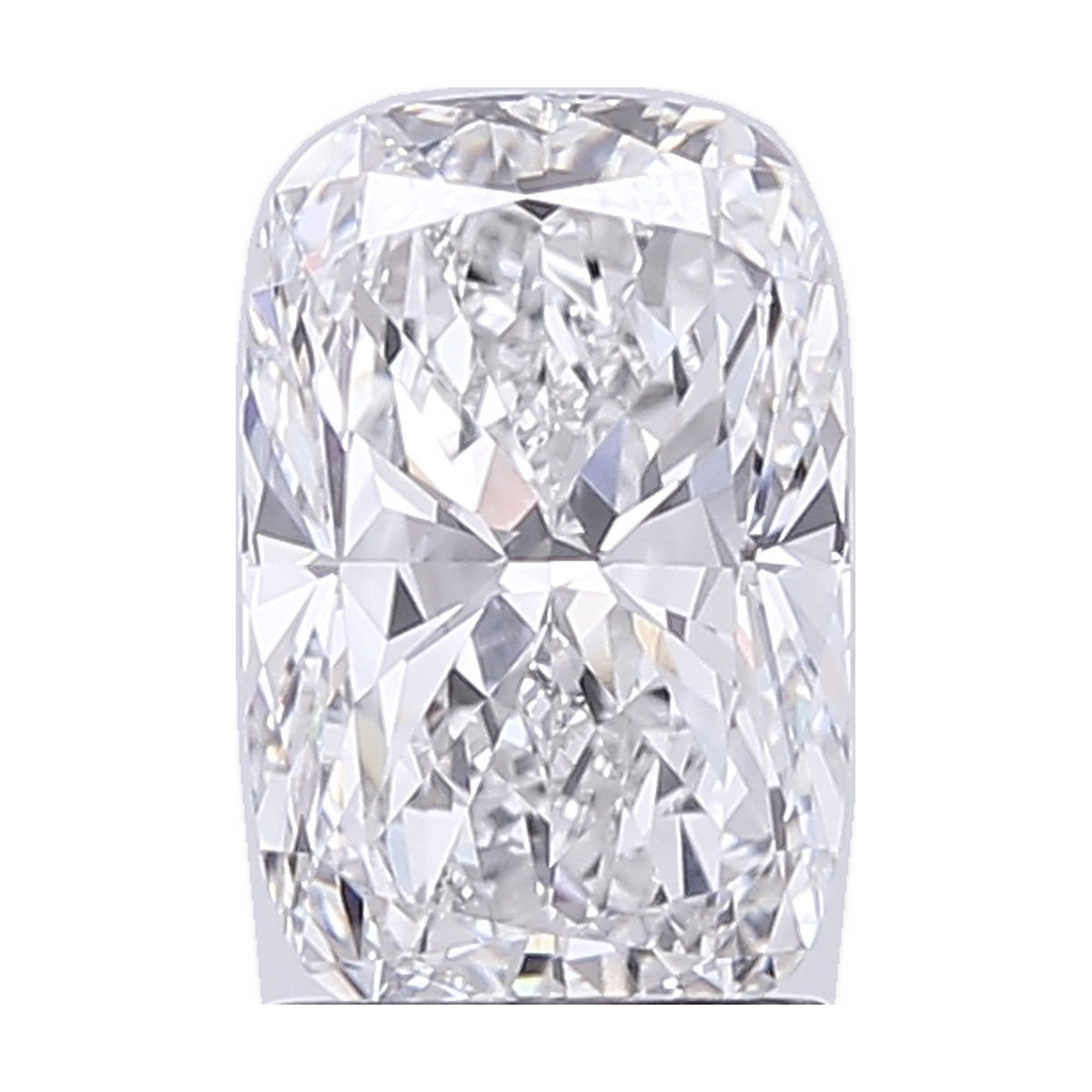 2.06 ct elongated cushion lab-grown diamond, E color, VVS1 clarity, IGI certified, still from its 360° video