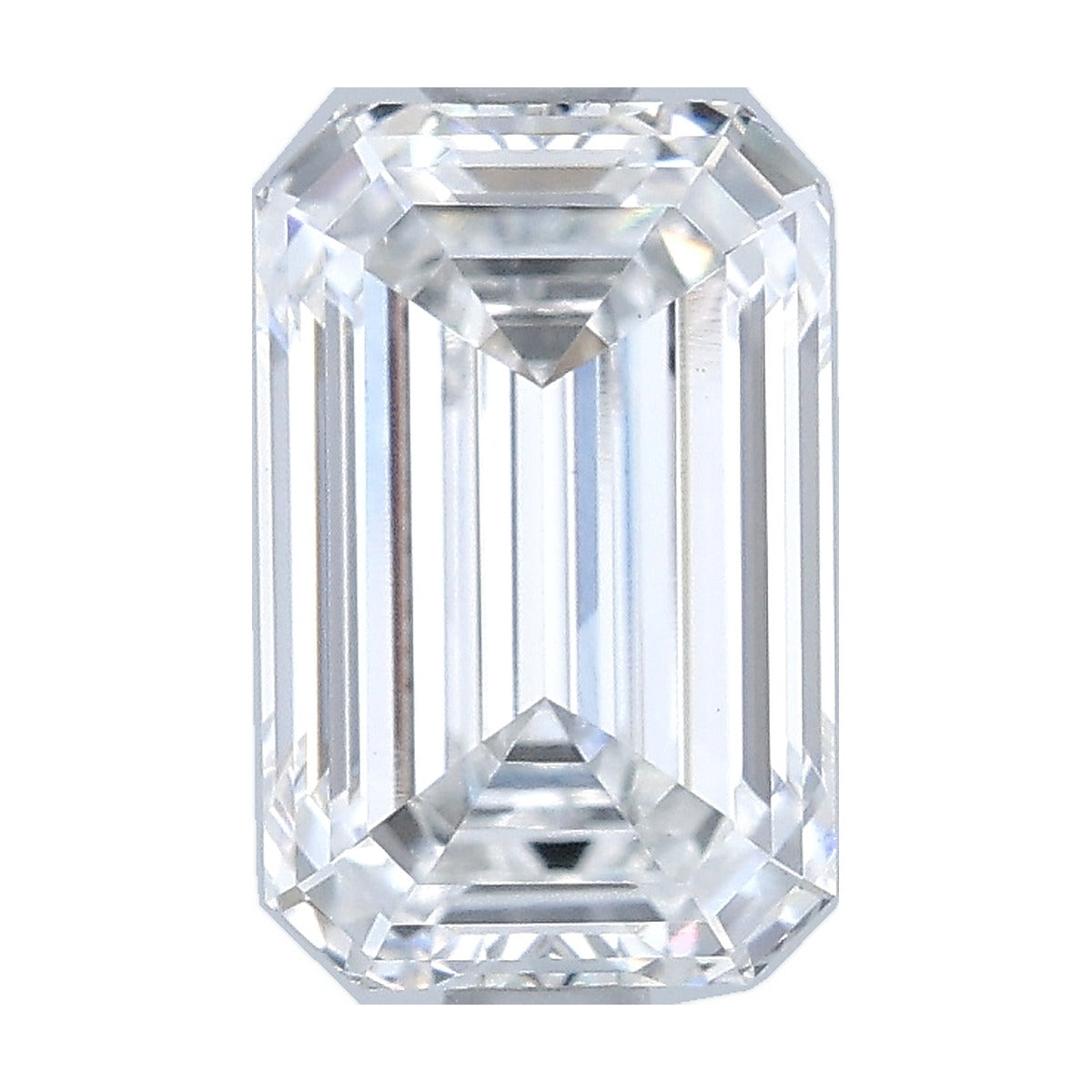 2.06 ct emerald lab-grown diamond, F color, VS1 clarity, GIA certified, still from its 360° video