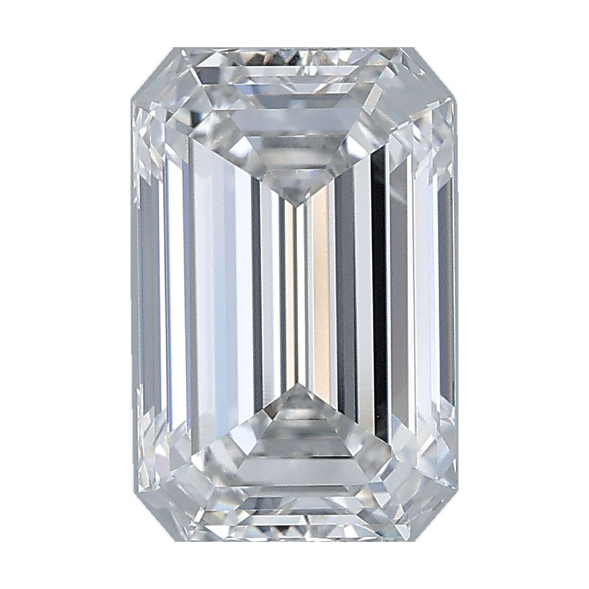 2.06 ct emerald lab-grown diamond, F color, VVS1 clarity, IGI certified, still from its 360° video