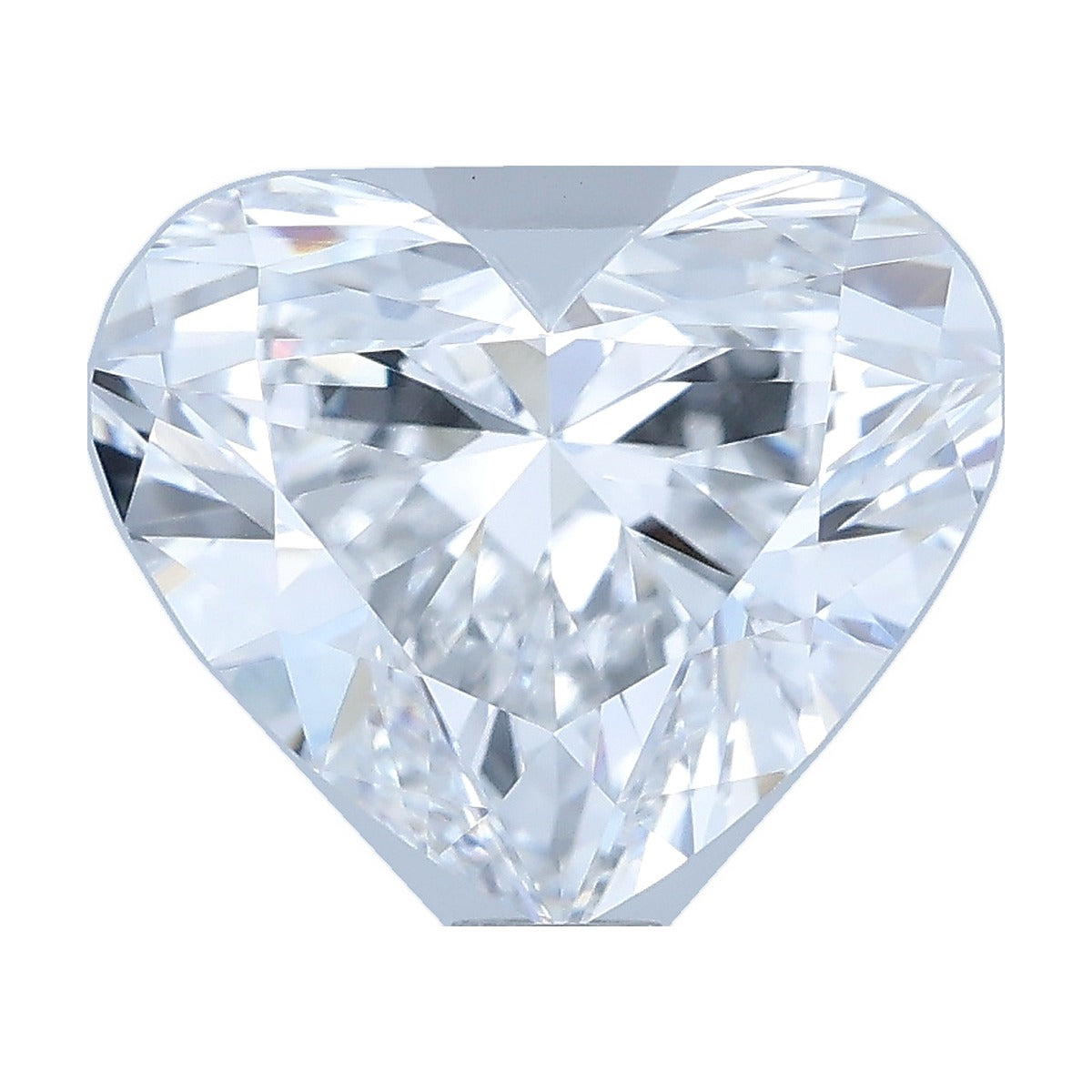 2.06 ct heart lab-grown diamond, D color, VVS2 clarity, IGI certified, still from its 360° video