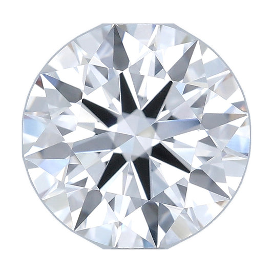 2.06 ct round lab-grown diamond, E color, VS1 clarity, GIA certified, still from its 360° video