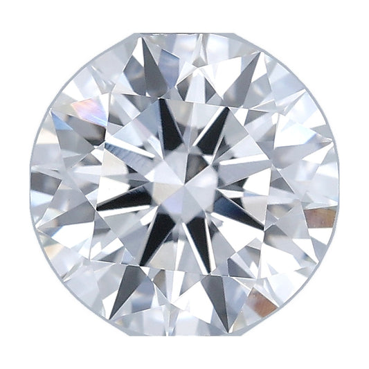 2.06 ct round lab-grown diamond, F color, VS1 clarity, GIA certified, still from its 360° video
