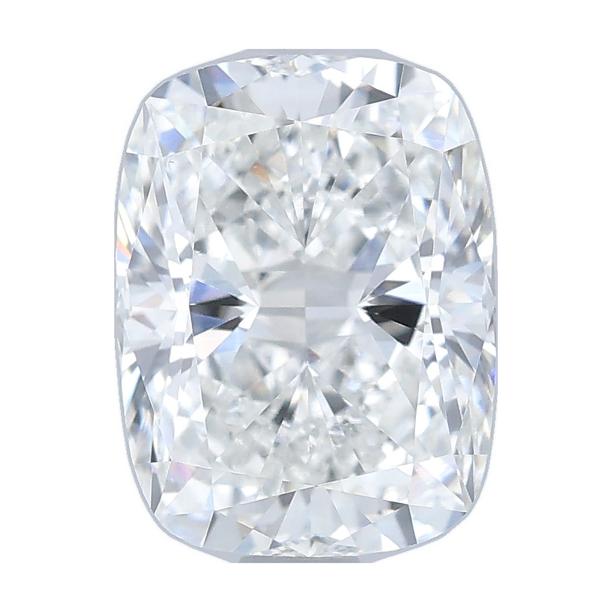2.07 ct elongated cushion lab-grown diamond, E color, VVS1 clarity, IGI certified, still from its 360° video