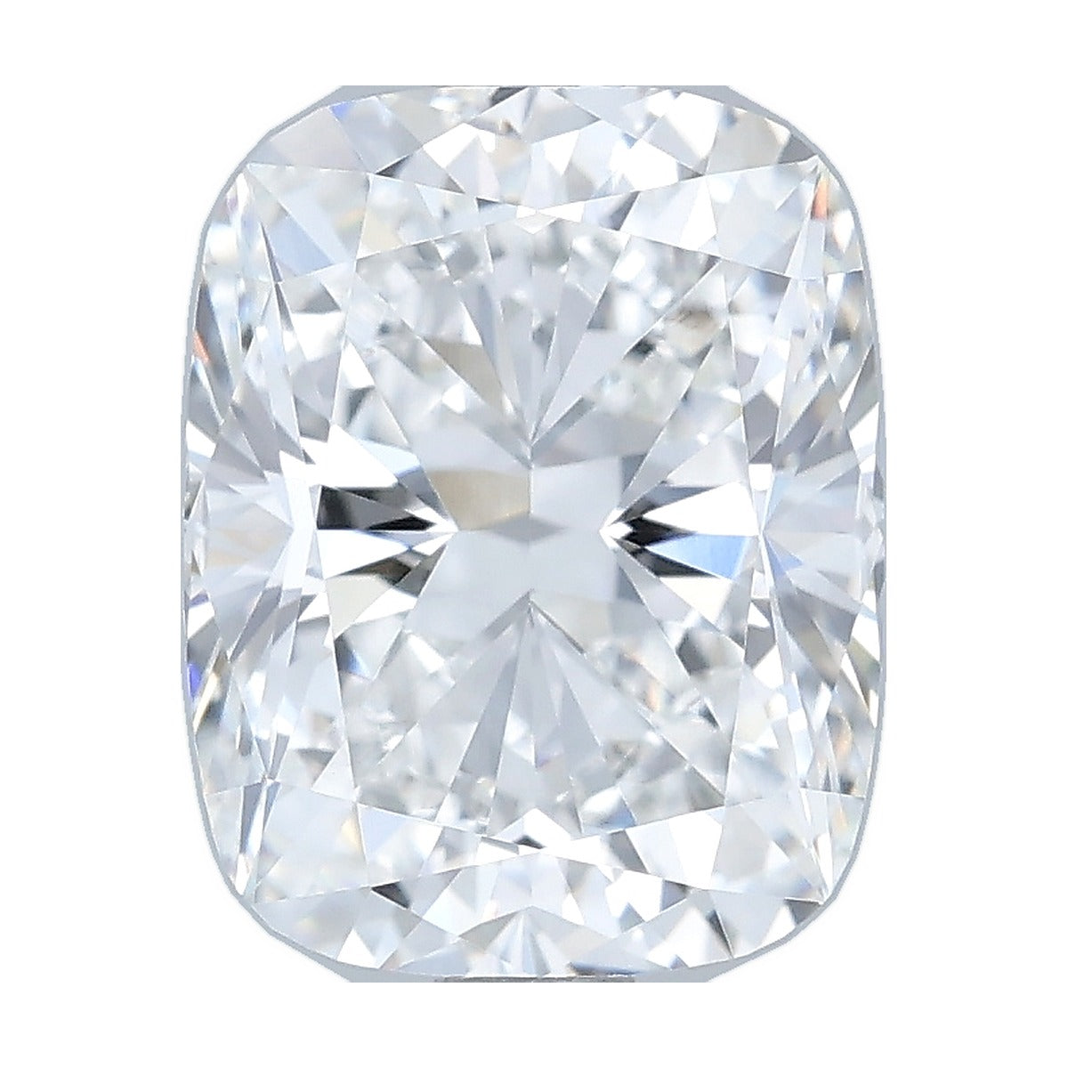 2.07 ct elongated cushion lab-grown diamond, E color, VVS2 clarity, IGI certified, still from its 360° video