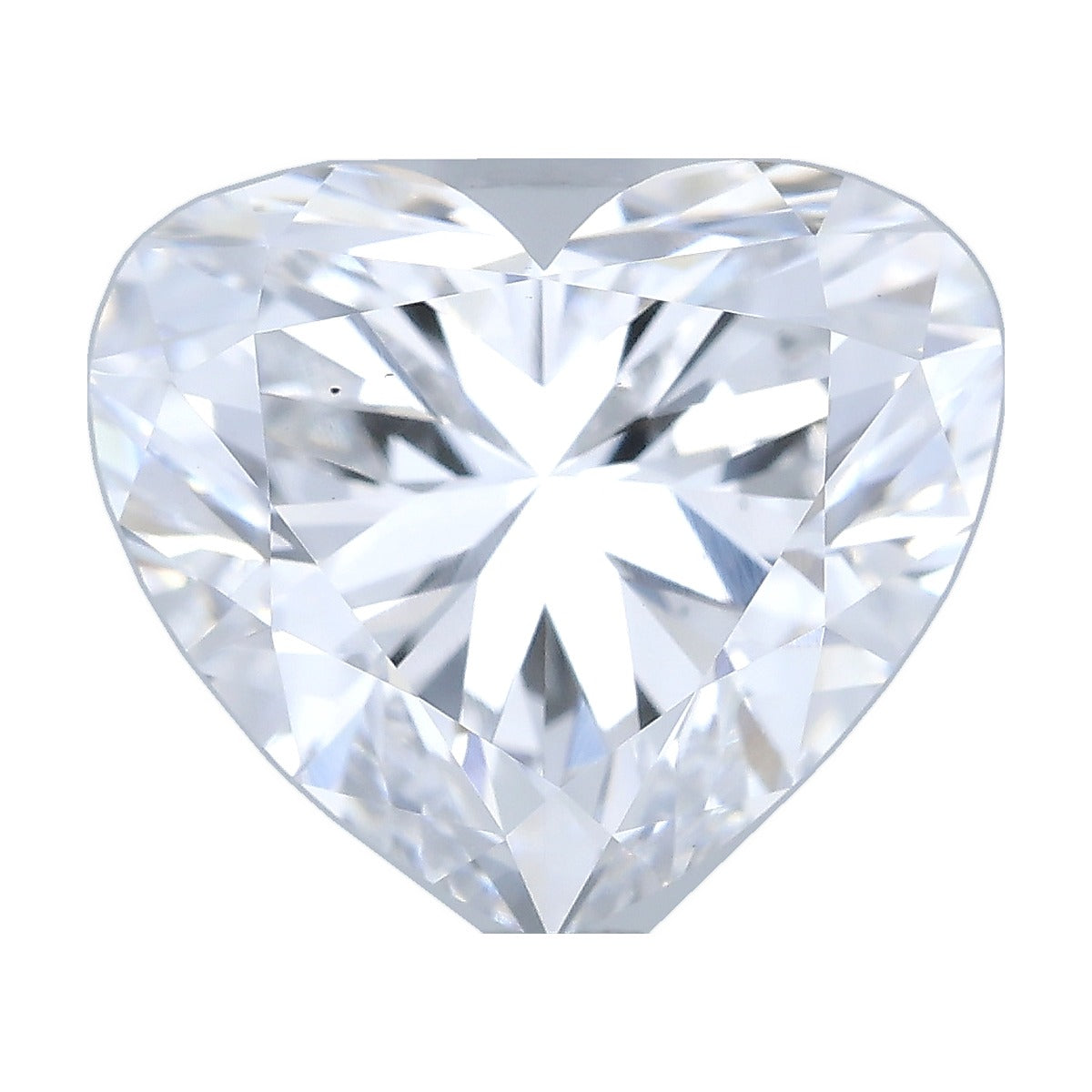 2.07 ct heart lab-grown diamond, D color, VS1 clarity, IGI certified, still from its 360° video