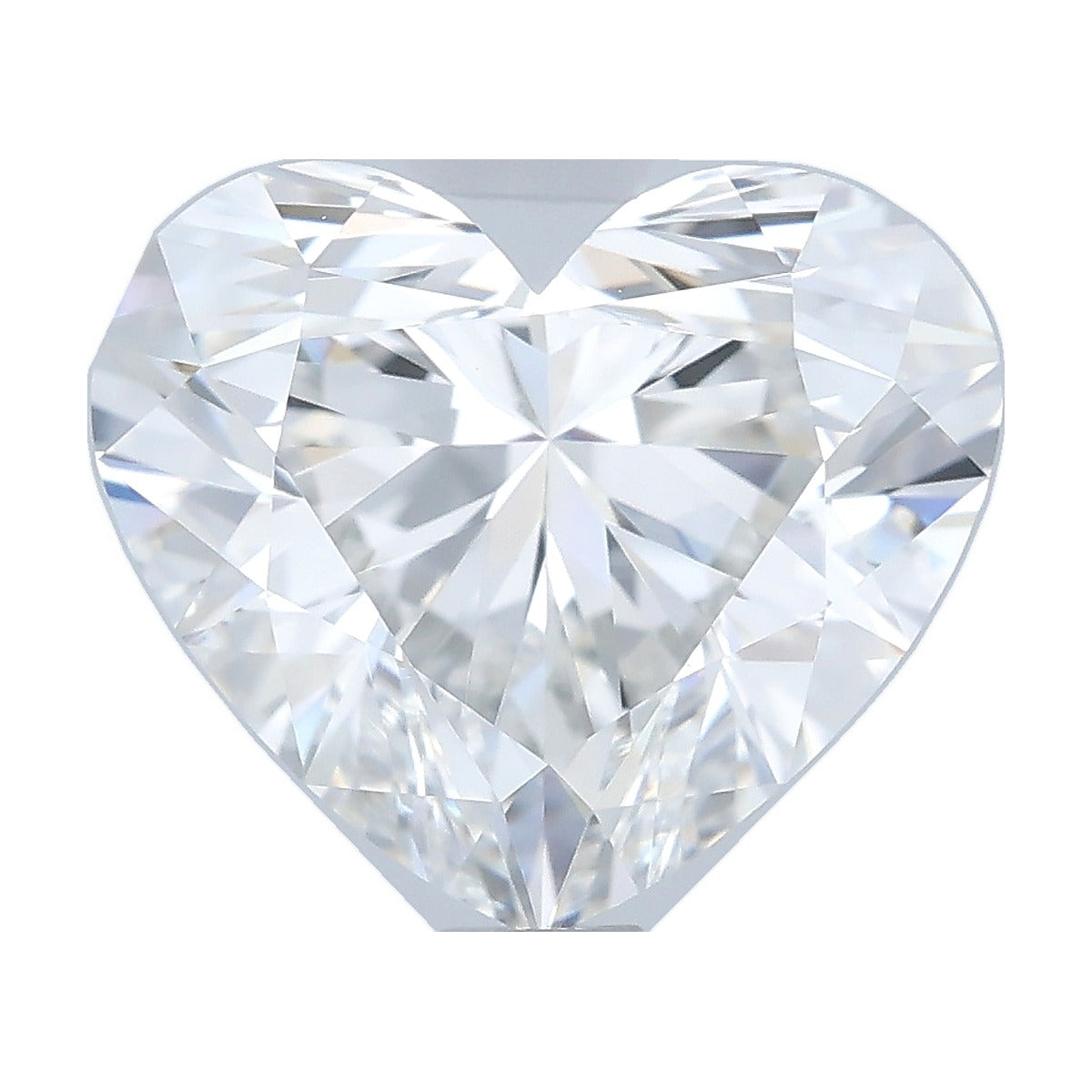 2.07 ct heart lab-grown diamond, F color, VVS2 clarity, IGI certified, still from its 360° video
