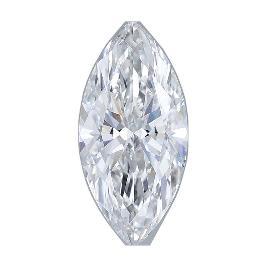 2.07 ct marquise lab-grown diamond, E color, VVS2 clarity, IGI certified, still from its 360° video