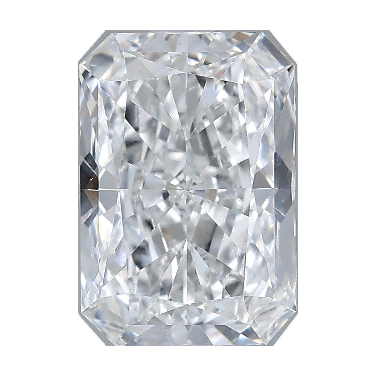 2.07 ct radiant lab-grown diamond, F color, VS1 clarity, IGI certified, still from its 360° video