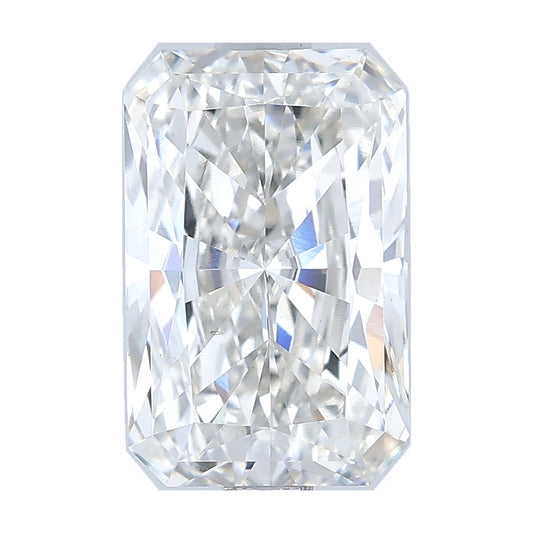 2.07 ct radiant lab-grown diamond, G color, VS1 clarity, IGI certified, still from its 360° video