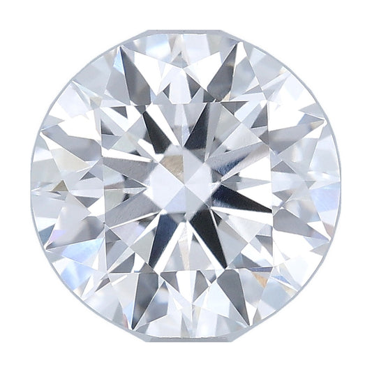 2.07 ct round lab-grown diamond, E color, VVS2 clarity, GIA certified, still from its 360° video