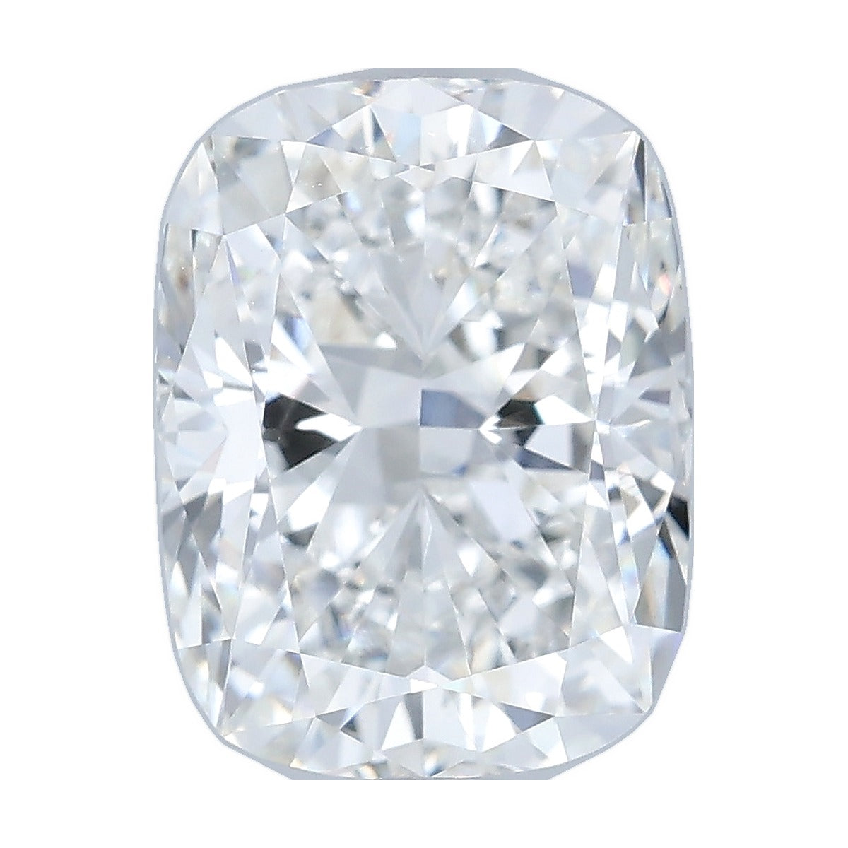 2.08 ct elongated cushion lab-grown diamond, E color, VVS2 clarity, IGI certified, still from its 360° video
