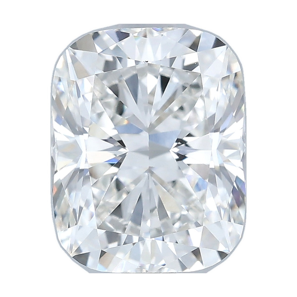2.08 ct elongated cushion lab-grown diamond, F color, VVS2 clarity, IGI certified, still from its 360° video