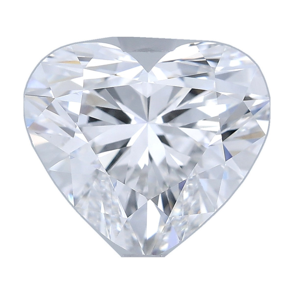 2.08 ct heart lab-grown diamond, D color, VVS2 clarity, IGI certified, still from its 360° video