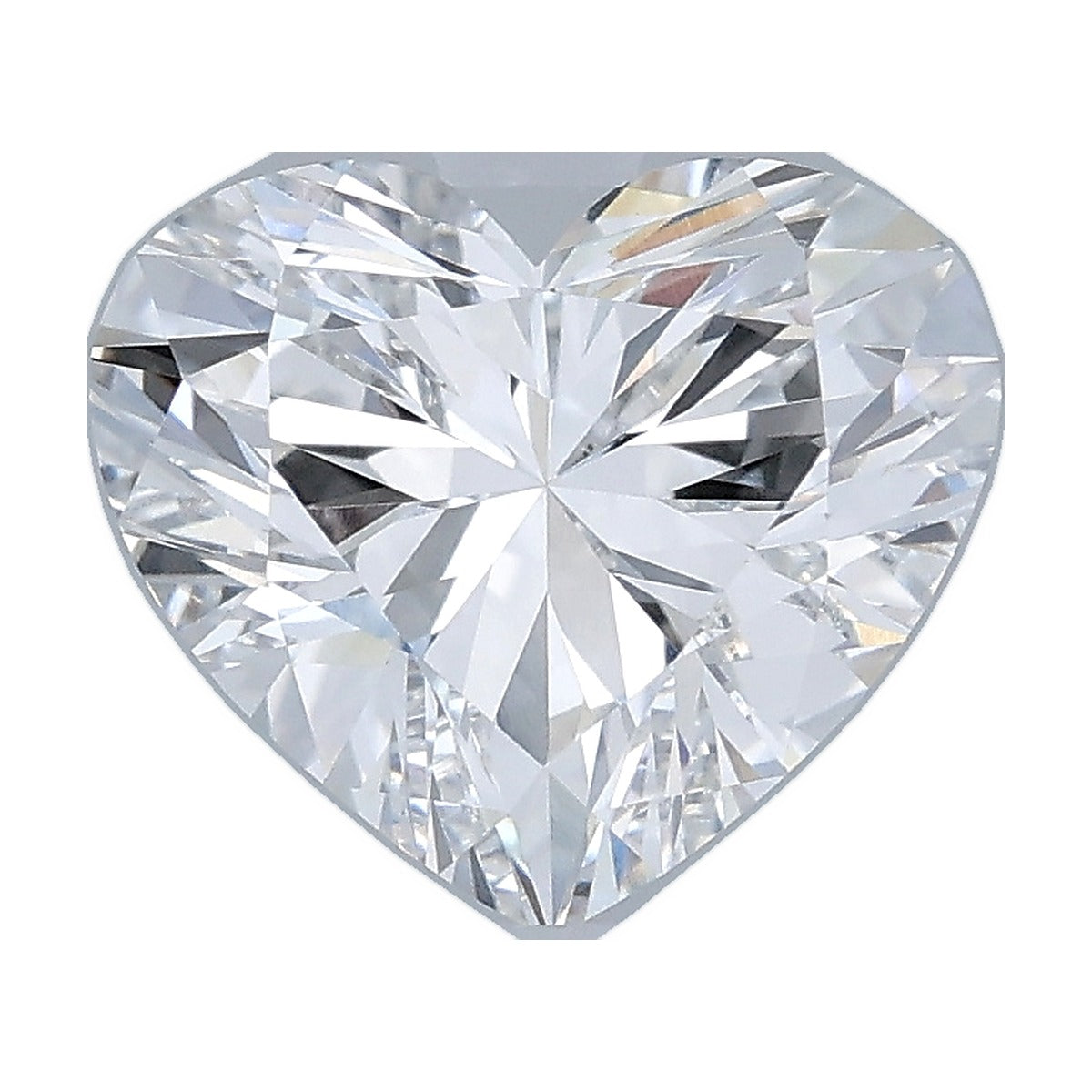 2.08 ct heart lab-grown diamond, E color, VVS2 clarity, IGI certified, still from its 360° video