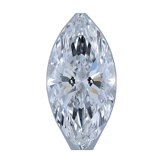 2.08 ct marquise lab-grown diamond, D color, VS1 clarity, IGI certified, still from its 360° video