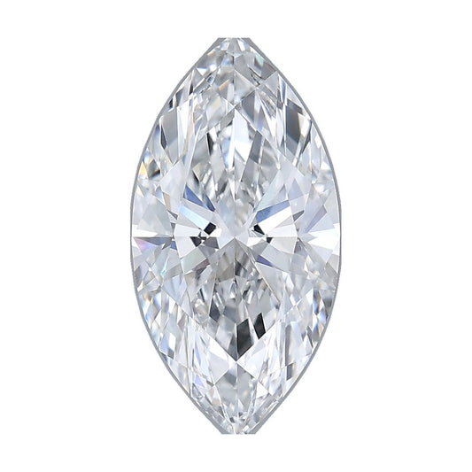 2.08 ct marquise lab-grown diamond, D color, VVS2 clarity, IGI certified, still from its 360° video