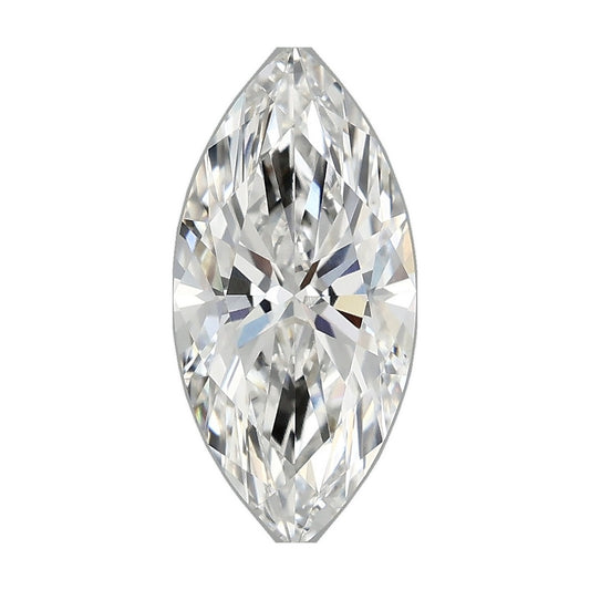 2.08 ct marquise lab-grown diamond, E color, VVS2 clarity, IGI certified, still from its 360° video